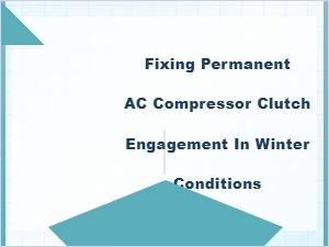 Common Causes of a Frozen Ac Compressor Clutch