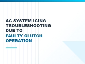 Diagnosing Ice Buildup From a Faulty Ac Clutch